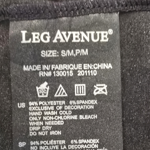 Leg Avenue Black and Pink Sequin Corset Dress Costume - Picture 7 of 7